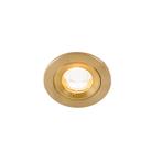 Moderne inbouwspot goud rond IP44 - Xena, Tuin en Terras, Nieuw, Minder dan 50 watt