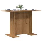 vidaXL Eettafel 110x60x75 cm bewerkt hout artisanaal, Huis en Inrichting, Tafels | Eettafels, Verzenden, Nieuw