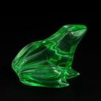 Baccarat - Miniatuur figuur - Grenouille en Cristal Vert, Antiek en Kunst, Antiek | Glas en Kristal