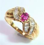 Ring - 18 karaat Geel goud - 1.10ct. tw. Diamant, Sieraden, Tassen en Uiterlijk, Ringen, Nieuw