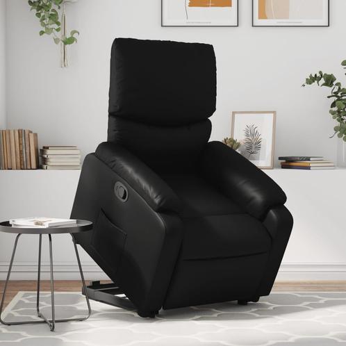 vidaXL Sta-op-stoel kunstleer zwart, Huis en Inrichting, Fauteuils, Nieuw, Verzenden