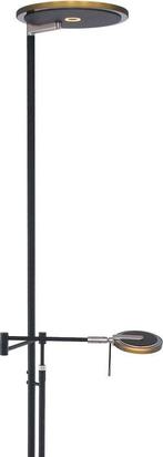 2dekans | Vloerlamp woonkamer industrieel Turound LED 2663ZW, Ophalen of Verzenden, Zo goed als nieuw