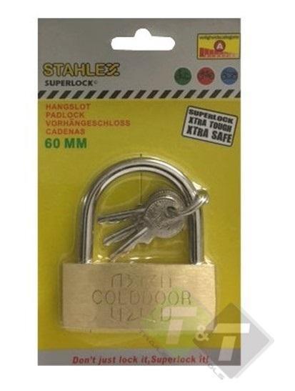 Hangslot Stahlex, 60mm, Hangsloten, Slot, Motoren, Accessoires | Sloten, Nieuw, Ophalen of Verzenden