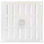Aluminium afsluitbaar schuifrooster opbouw 250 x 250mm, Doe-het-zelf en Verbouw, Ventilatie en Afzuiging, Verzenden, Nieuw