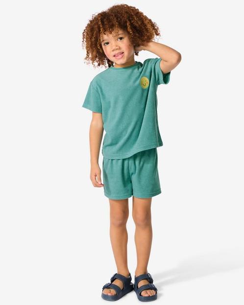 HEMA Kinder shortama badstof groen, Kinderen en Baby's, Kinderkleding | Overige, Nieuw, Verzenden