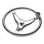 Stuurwiel Evolution RVS gegoten met knop, 39cm, Watersport en Boten, Bootonderdelen, Ophalen of Verzenden, Nieuw, Motor en Techniek