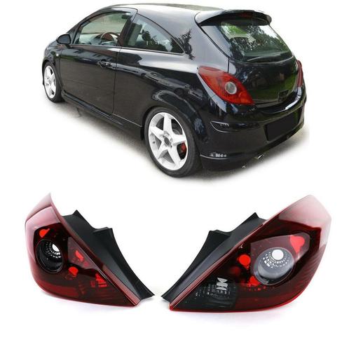 Achterlichten Opel Corsa D 3 Deurs OPC Optiek PA059, Auto-onderdelen, Verlichting, Nieuw, Herkomst onderdeel bekend, Opel