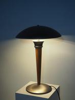 Bureaulamp - Staal, Hout