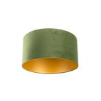 Velours lampenkap groen 50/50/25 met gouden binnenkant, Huis en Inrichting, Lampen | Lampenkappen, Klassiek / Antiek, Nieuw, Overige vormen