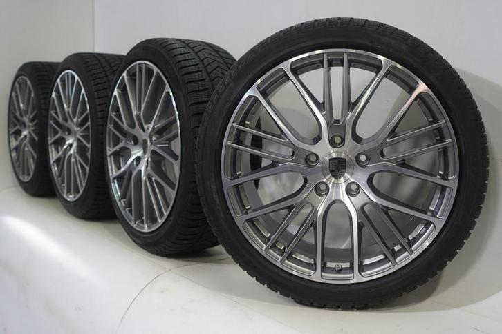 Porsche Panamera 971 21 inch velgen Pirelli Winterbanden Ori, Auto-onderdelen, Banden en Velgen, Velg(en), Gebruikt, 21 inch, Winterbanden