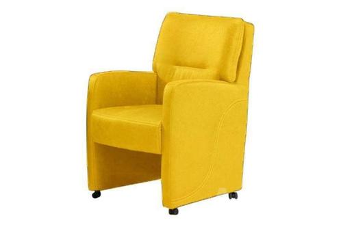 Eetkamerstoel Cosy - eetkamerstoelen - Geel, Huis en Inrichting, Stoelen, Nieuw, Stof