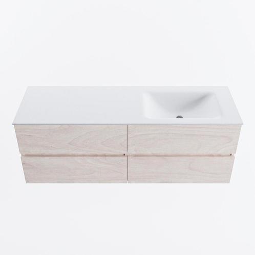 MONDIAZ VICA 140cm badmeubel onderkast Underlayment 4 lades., Doe-het-zelf en Verbouw, Sanitair, Bad, Nieuw, Ophalen of Verzenden