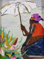 Mario Berrino (1920-2011) - Donna con ombrello