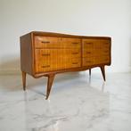 Ladekast - Hout, Glas, Messing, Esdoorn