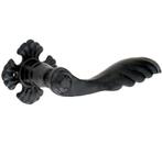 Deurklink op rozet Hek ijzer zwart, Verzenden, Nieuw