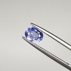 Zonder Minimumprijs Blauw, Violet Saffier - 1.36 ct -, Sieraden, Tassen en Uiterlijk, Edelstenen, Nieuw