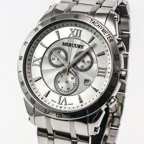 Mercury - Swiss Chronograph - ME335-SS-1 - Zonder, Sieraden, Tassen en Uiterlijk, Horloges | Heren