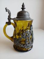 Karaf (3) - Glas, Legering - Rond 1900, Antiek en Kunst, Antiek | Glas en Kristal