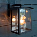 Motto Muurlamp Zwart Buitenverlichting Strak & modern, Tuin en Terras, Buitenverlichting, Verzenden, Nieuw
