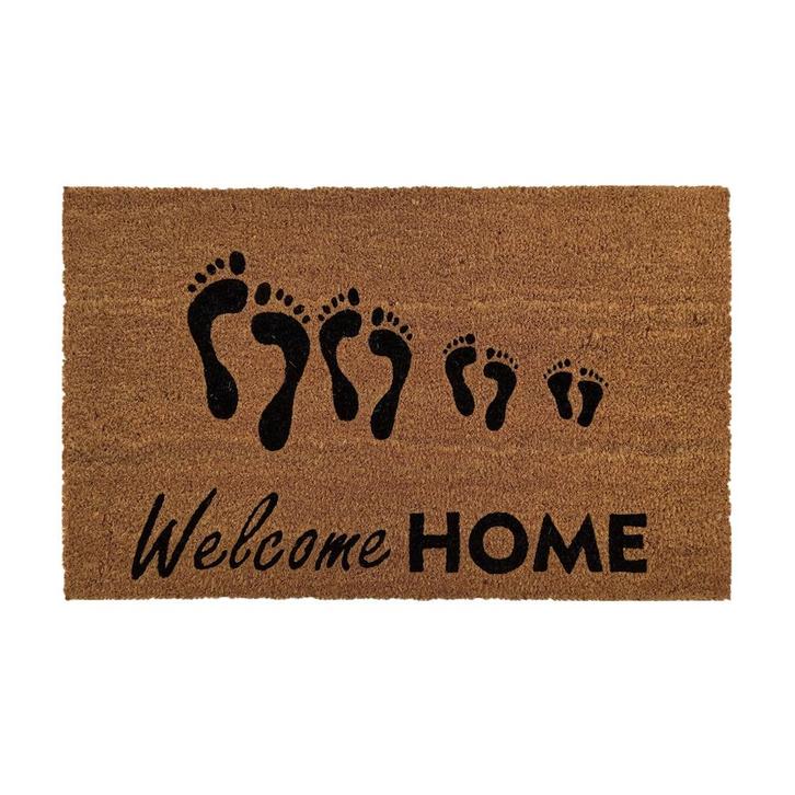 Kokosmat &#039;Welcome Home&#039; - 40x60 cm, Tuin en Terras, Deurmatten, Verzenden