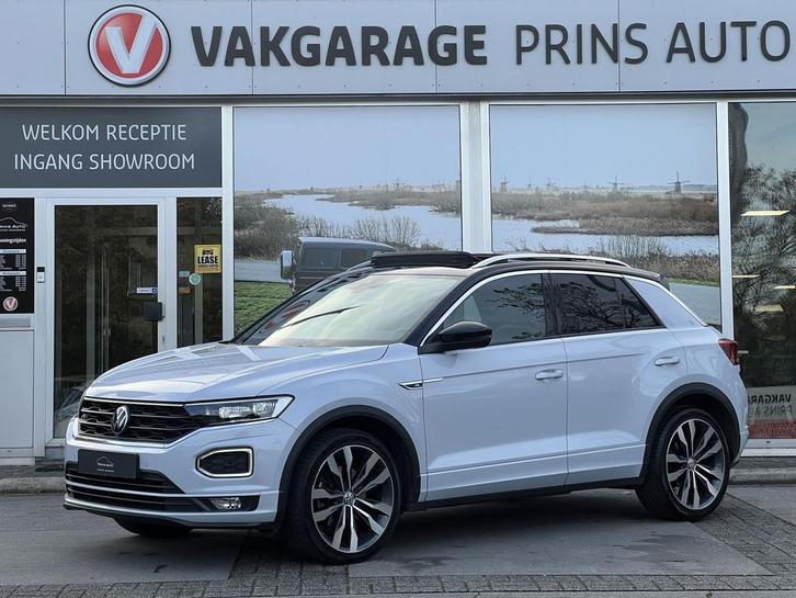 Zakelijke Lease |  Volkswagen T-Roc 2.0 TDI Sport Business R, Auto's, Volkswagen, Dealer onderhouden, Lease, Zwart, Automaat, SUV of Terreinwagen