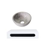 Sani Royal Tundra Grey Marmer Fonteinkom met Solid, Tuin en Terras, Nieuw