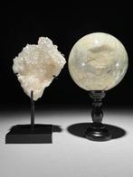 Geen minimumprijs - Paar prachtige Cube Calcite & Onyx, Antiek en Kunst