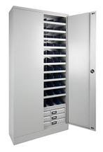 Vakkenkast Grijs Gesloten 200x100x35cm incl. 72, Ophalen of Verzenden