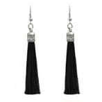 Fako Bijoux® - Oorbellen - Kwast Romania - Zwart, Sieraden, Tassen en Uiterlijk, Oorbellen, Verzenden, Nieuw