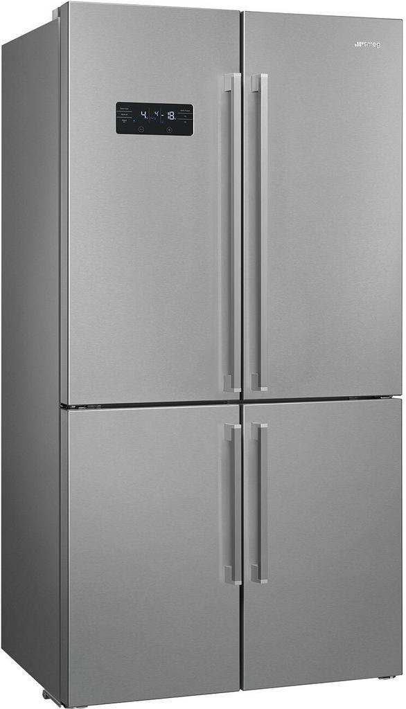Smeg FQ60XDAIE side-by-side koelkast - 4-deurs - rvs-look, Witgoed en Apparatuur, Koelkasten en IJskasten, 150 tot 200 liter, Energieklasse A of zuiniger