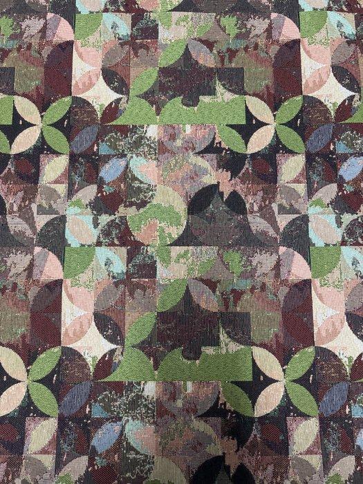 Bekledingstof Gobelin Exclusief Ontwerp Abstracte Cirkel, Antiek en Kunst, Antiek | Kleden en Textiel