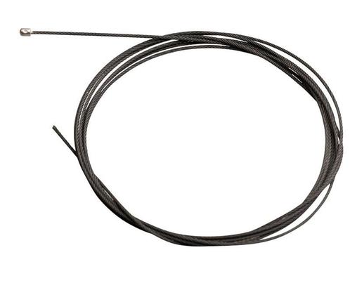 Zwarte Staalkabel met eindstop 1.2mm dik en 2 meter lang, Doe-het-zelf en Verbouw, IJzerwaren en Bevestigingsmiddelen, Verzenden