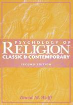 Psychology Of Religion 9780471037064 David H. Wulff, Verzenden, Gelezen, David H. Wulff