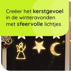 Kerstverlichting Raam Engel, Maan, Sterren - 73-82cm -, Diversen, Kerst, Verzenden, Nieuw