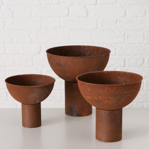 Bloempot - Staal, Antiek en Kunst, Kunst | Designobjecten