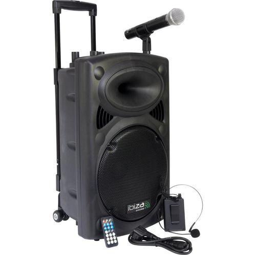 Ibiza Sound PORT12VHF-BT Mobiele Luidspreker Box 700W, Audio, Tv en Foto, Luidsprekers, Overige typen, Nieuw, Overige merken, Verzenden