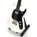 Miniatuur Mosrite Ventures II gitaar met gratis standaard, Ophalen of Verzenden, Nieuw, Pop, Beeldje of Miniatuur