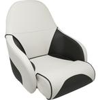 Flip Up Bootstoel 58x57x66cm Carbon Look Wit-Zwart, Ophalen of Verzenden, Nieuw