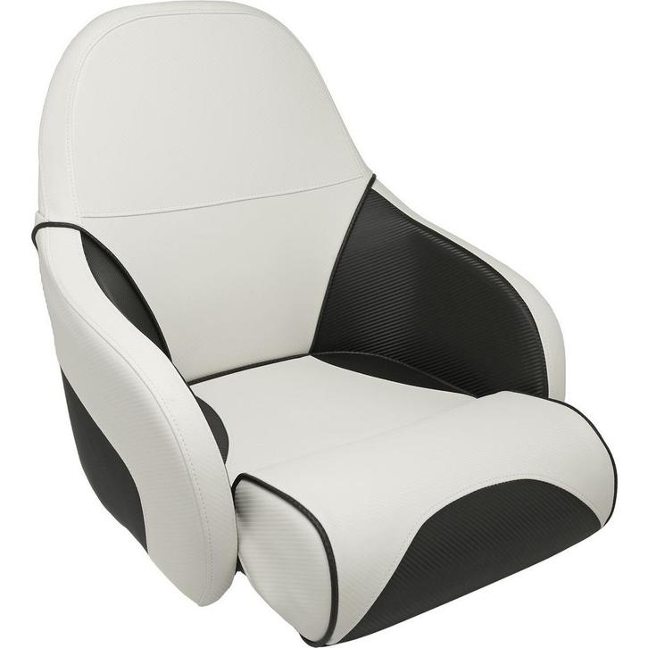 Flip Up Bootstoel 58x57x66cm Carbon Look Wit-Zwart, Watersport en Boten, Accessoires en Onderhoud, Ophalen of Verzenden