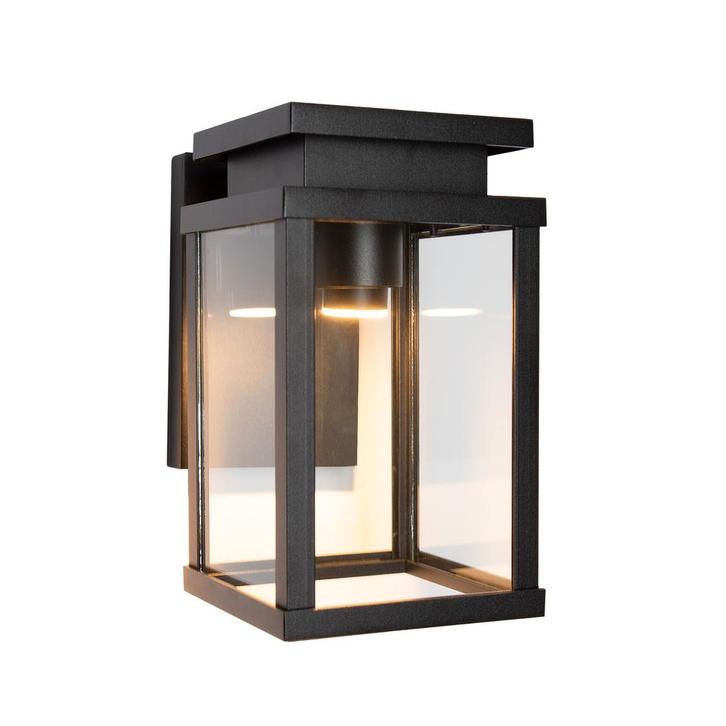 Jersey Muurlamp Zwart met Onzichtbare LED Buitenverlichting, Tuin en Terras, Buitenverlichting, Verzenden