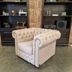 Chesterfield Brighton Fauteuil – Pitch Sand, Huis en Inrichting, Fauteuils, Ophalen, Klassiek, Nieuw, 75 tot 100 cm