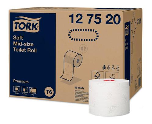 Tork Premium Mid-size toiletpapier 2-laags T6 - 27 rollen, Huis en Inrichting, Schoonmaakartikelen, Verzenden
