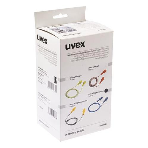 Uvex Whisper oorplug koord oranje box | 50 Stuks, Doe-het-zelf en Verbouw, Gehoorbeschermers, Nieuw, Verzenden