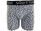 Boxershort - SQOTTON® - Doolhof - Grijs, Verzenden