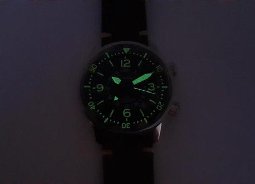 Landeron Compressor GMT - Bel - Heren - 2020+, Sieraden, Tassen en Uiterlijk, Horloges | Heren