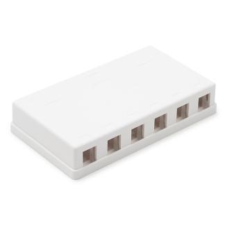 Keystone behuizing | Goobay (6-poorts), Computers en Software, Pc- en Netwerkkabels, Nieuw, Verzenden