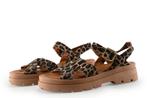 Manfield Sandalen in maat 39 Panter, Kleding | Dames, Schoenen, Overige kleuren, Verzenden, Sandalen of Muiltjes, Zo goed als nieuw