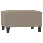 Microvezel Voetenbank 70x55 Taupe - Tweedekansje - Comfor..., Huis en Inrichting, Banken | Voetenbanken en Poefen, 50 tot 75 cm