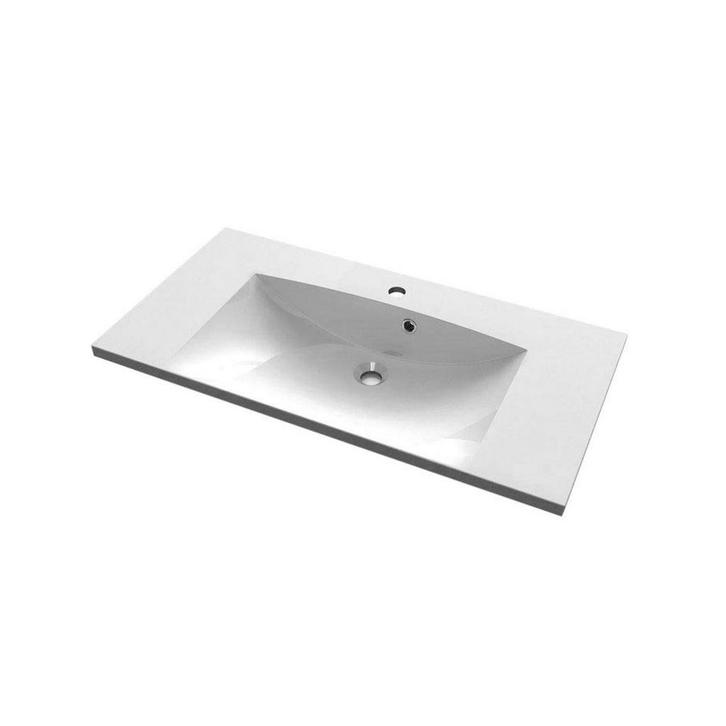 Wastafelblad Sapho Maria Rechthoek 90x46 cm Marmer Wit, Doe-het-zelf en Verbouw, Sanitair, Ophalen of Verzenden