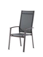 Sieger Lima stapelbare fauteuil hoog aluminium/textilux -, Tuin en Terras, Tuinstoelen, Ophalen of Verzenden, Nieuw